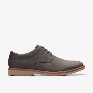 Clarks Atticus LT Lace Dark Grey Nubuck Dark Grey | WE8961234