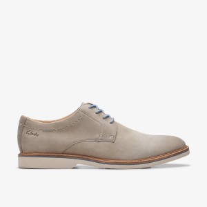 Clarks Atticus LT Lace Grey Nubuck Grey | XQ3186574