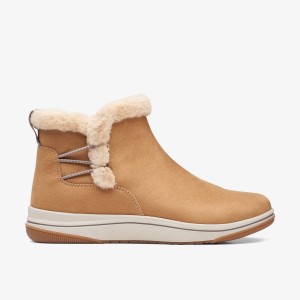 Clarks Breeze Fur Tan Brown | FP4980267