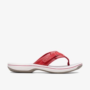 Clarks Breeze Sea Red Synthetic Red | XZ0829167