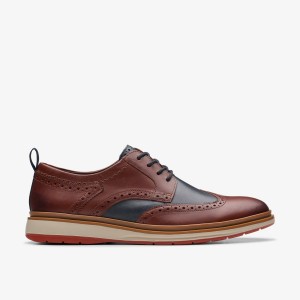 Clarks Chantry Wing British Tan Combination Brown | XF7368259