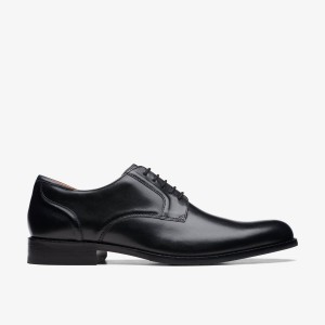 Clarks Craft Arlo Lace Black Leather Black | XB9051768