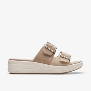 Clarks Drift Buckle Sand Combination Brown | KC6751493