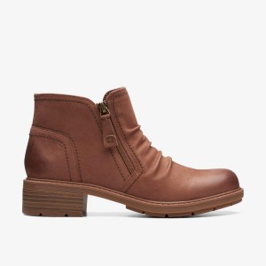 Clarks Hearth Dove Tan Nubuck Brown | ZT0271943