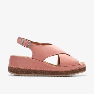 Clarks Kassanda Step Peach Nubuck Coral | EF9815206