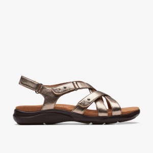 Clarks Kitly Go Metallic Metal | MG6028435