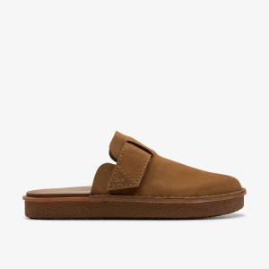 Clarks Litton Mule Cola Suede Cola | GD3407819