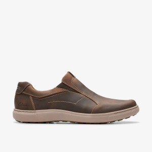 Clarks Mapstone Step Beeswax Leather Beeswax | MQ7514326