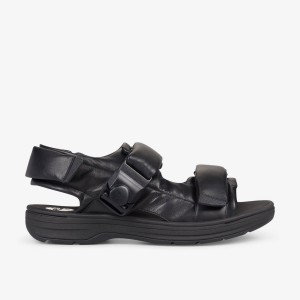 Clarks Martine Rose Mens Sandal 1 Black Leather Black | WG1567348