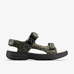 Clarks Martine Rose Mens Sandal 2 Green Textile Green | RO5476023