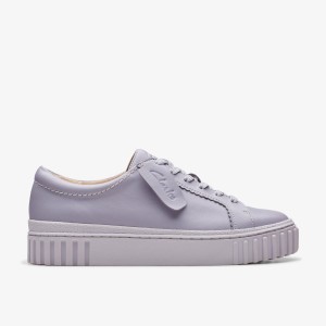 Clarks Mayhill Walk Lilac Leather Purple | JZ2736598