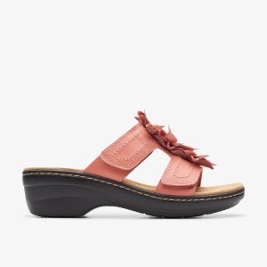 Clarks Merliah Raelyn Coral Leather Coral | EK3259014