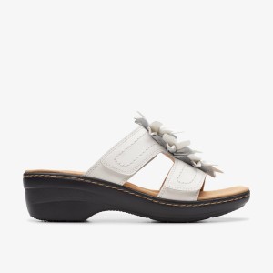 Clarks Merliah Raelyn White Leather White | LV8251304