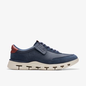 Clarks Nature X One Navy Leather Navy | SH6193708