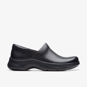 Clarks Pro Gem Black Leather Black | TO4976531