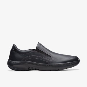 Clarks Pro Step Black Leather Black | BF6719238