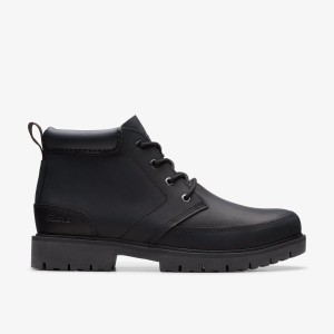 Clarks Rossdale Mid Black Leather Black | WP7453028