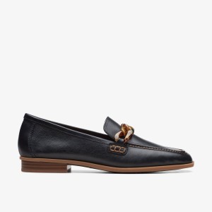 Clarks Sarafyna Iris Black Leather Black | IQ2948763