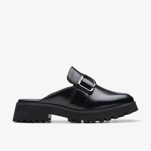 Clarks Stayso Free Black Leather Black | SJ1265894