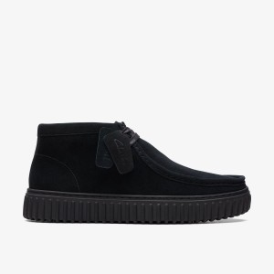 Clarks Torhill Hi Black Suede Black | KQ5478290