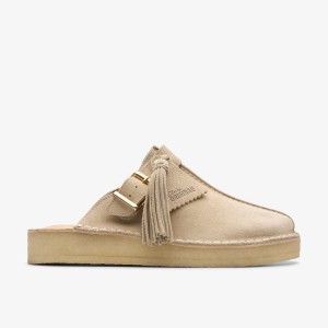 Clarks Trek Mule Sand Suede Brown | EK0469528