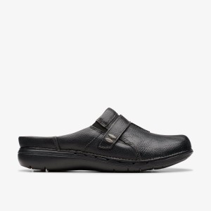 Clarks Un Loop Ease Black Leather Black | AX7310965