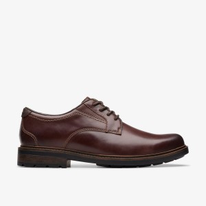 Clarks Un Shire Low Brown Leather Brown | MT5749312