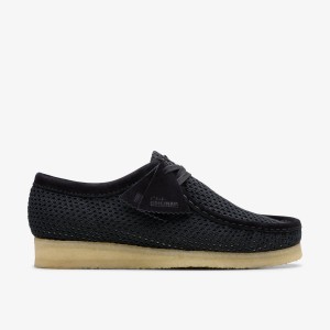 Clarks Wallabee Black Mesh Black | GH3079258