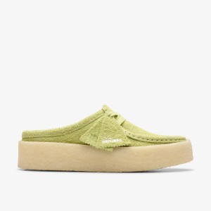 Clarks Wallabee Cup Lo Lime Hairy Suede Light Green | OK3147982