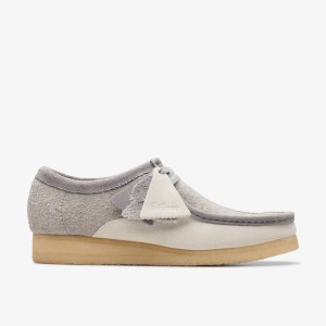 Clarks Wallabee Grey/Off White undefined | ZR0457386