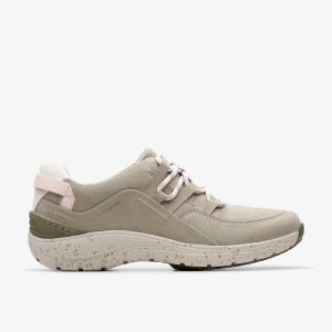 Clarks Wave Range Stone Nubuck Grey | ZR5491637