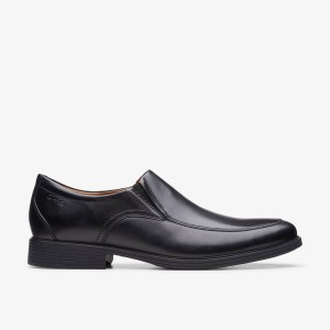 Clarks Whiddon Step Black Leather Black | KL4280576