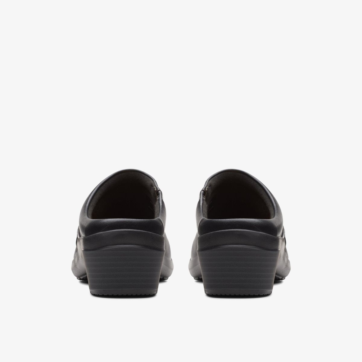 Clarks Angie Mist Black Leather Black | XO0745623