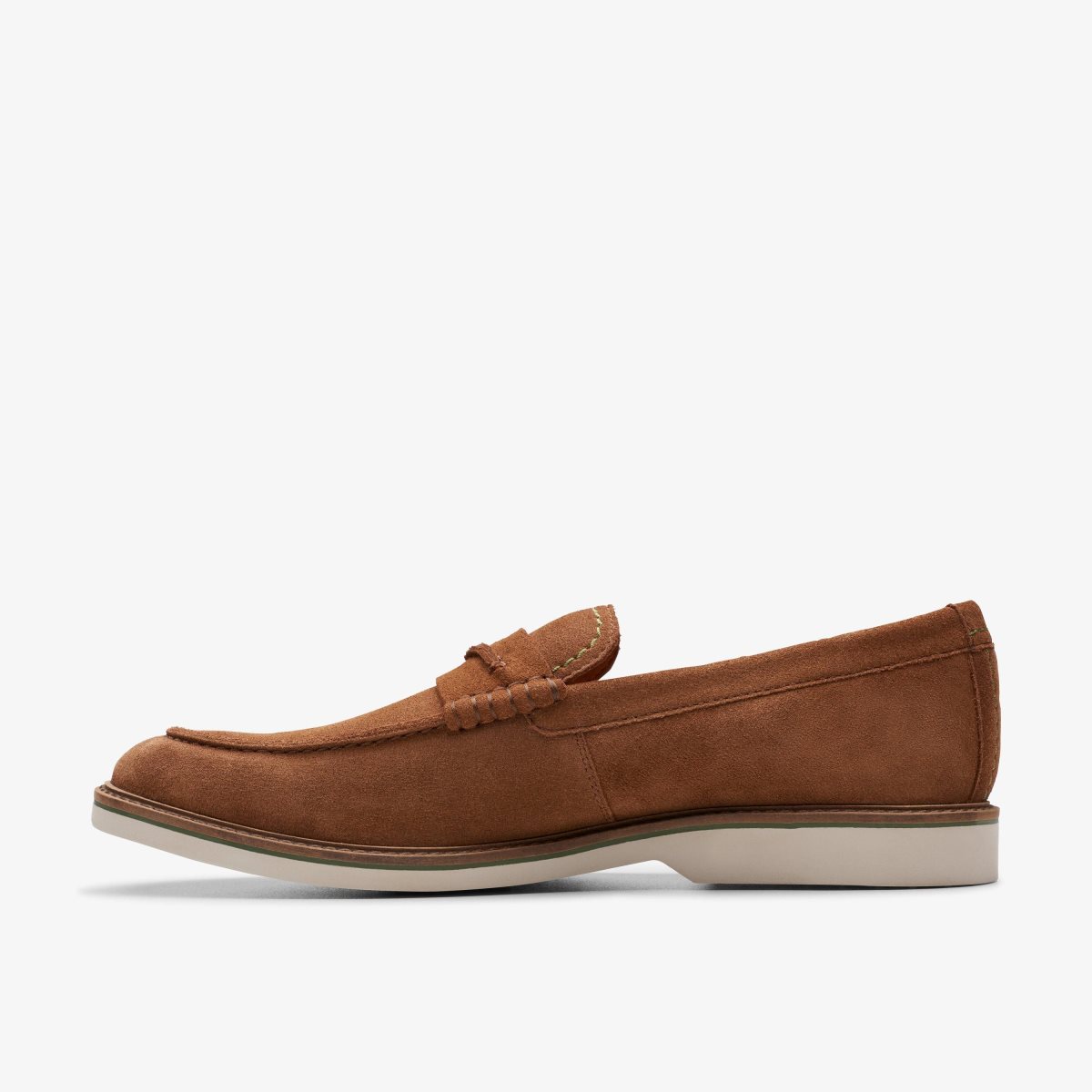 Clarks Atticus LT Slip Cola Suede Cola | RO4795108