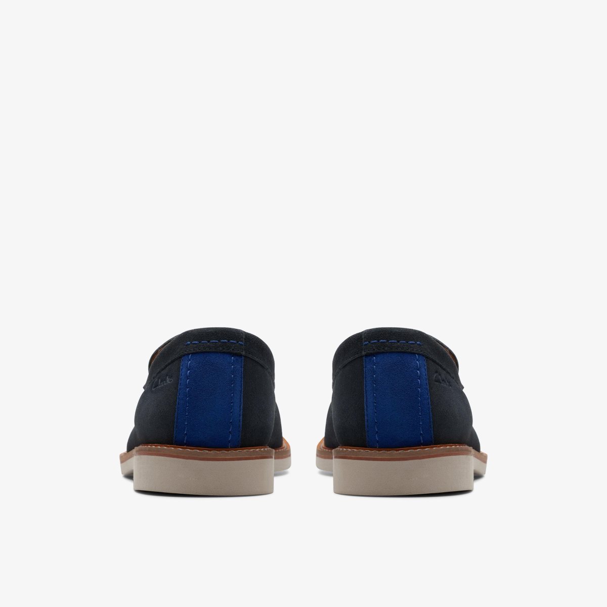 Clarks Atticus Slip Navy Suede Navy | NB4170862