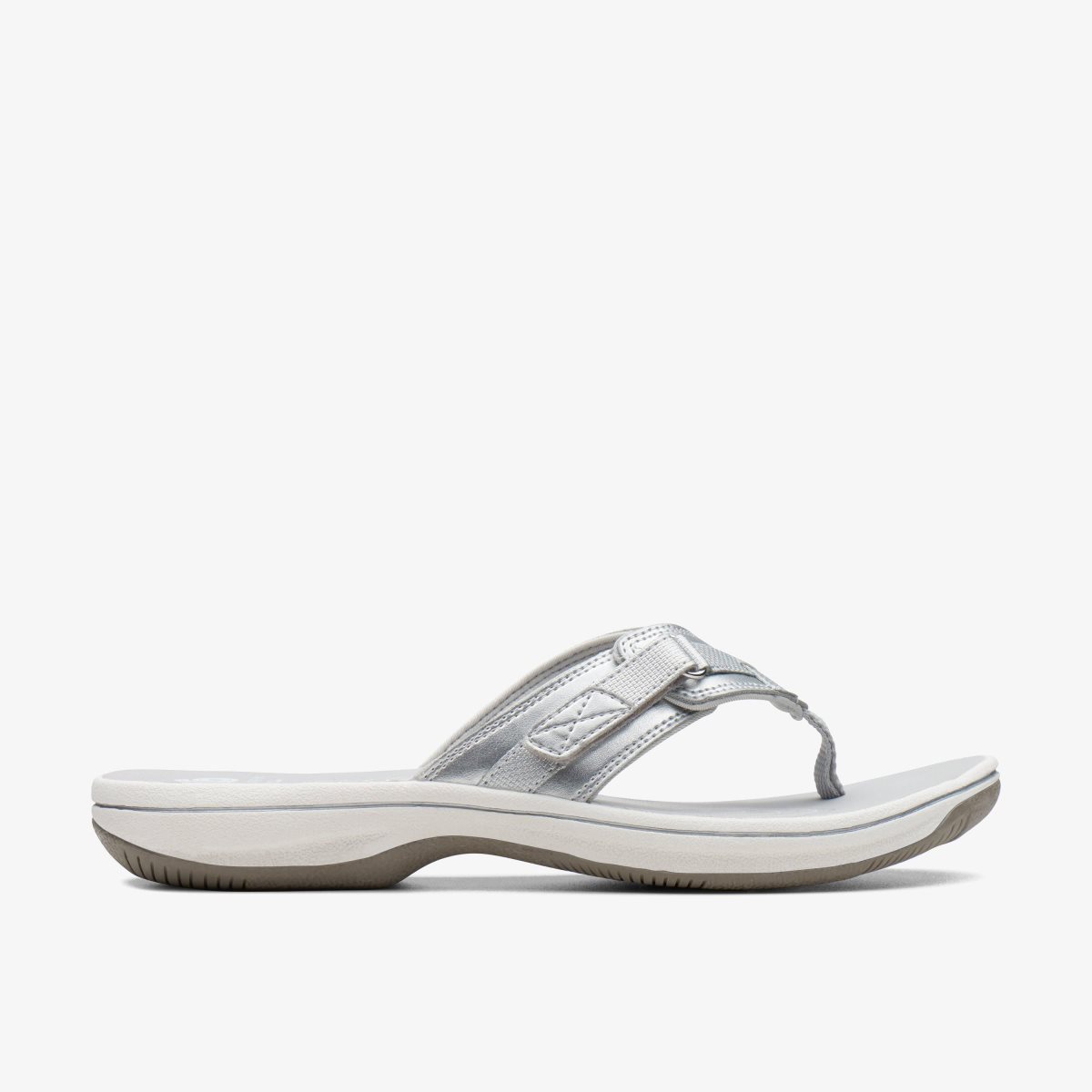 Clarks BREEZE SEA Silver Synthetic Silver | GU4893072