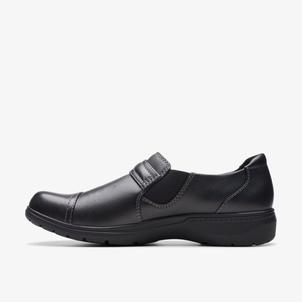 Clarks Carleigh Pearl Black Leather Black | LY9306182