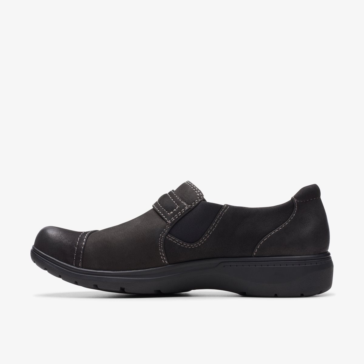 Clarks Carleigh Pearl Black Nubuck Black | LS4018356