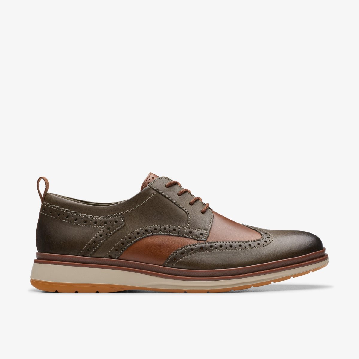 Clarks Chantry Wing Dark Olive Combination Dark Olive | RB3104589