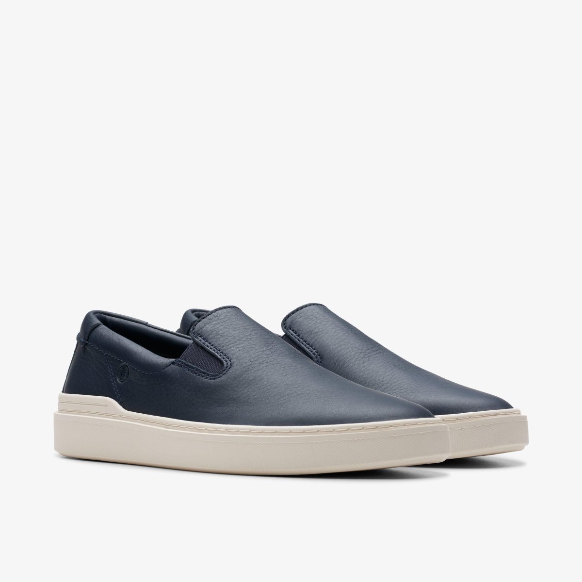 Clarks Craft Swift Go Navy Leather Navy | CP3967024