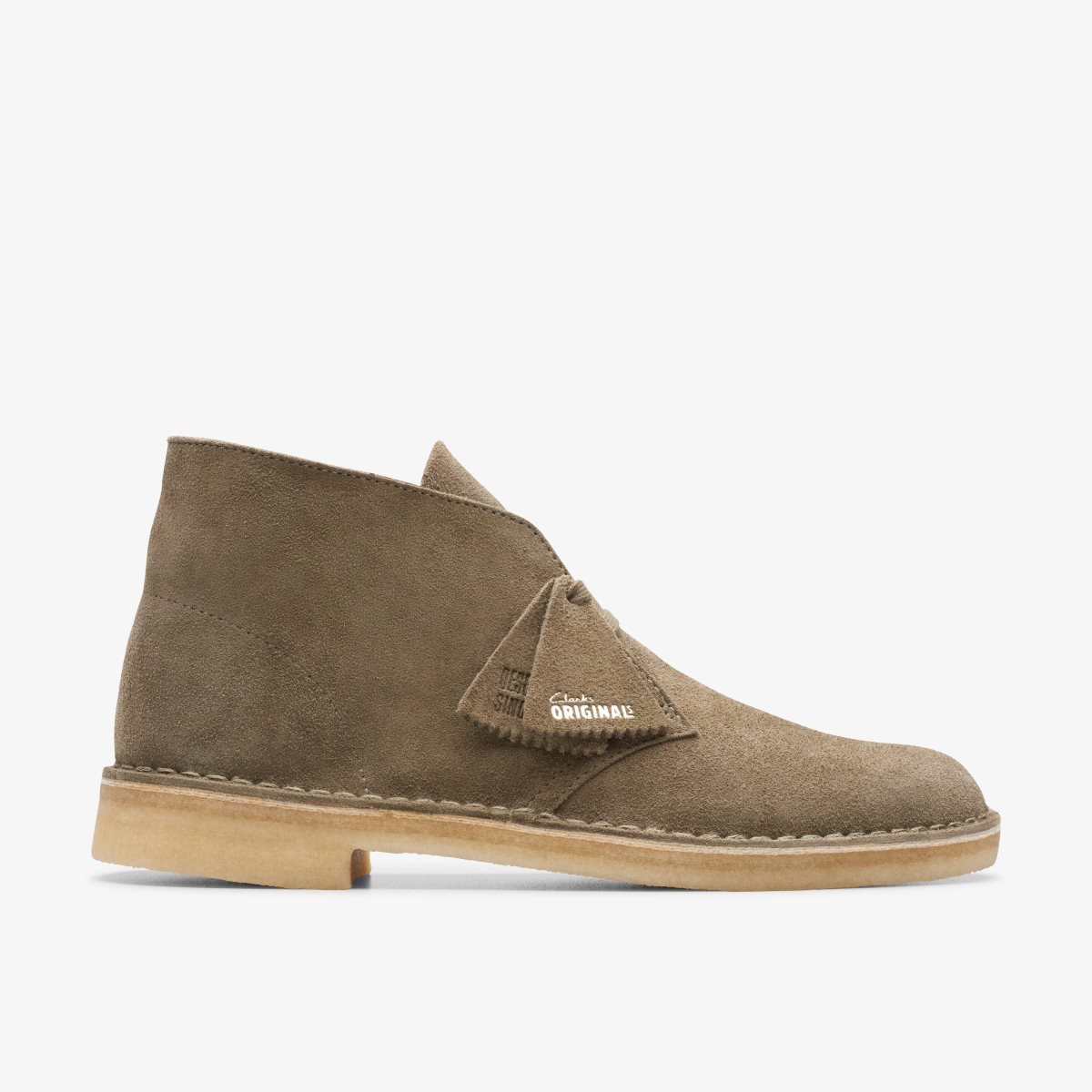 Clarks Desert Boot Pale Khaki Suede Khaki | UM8245139