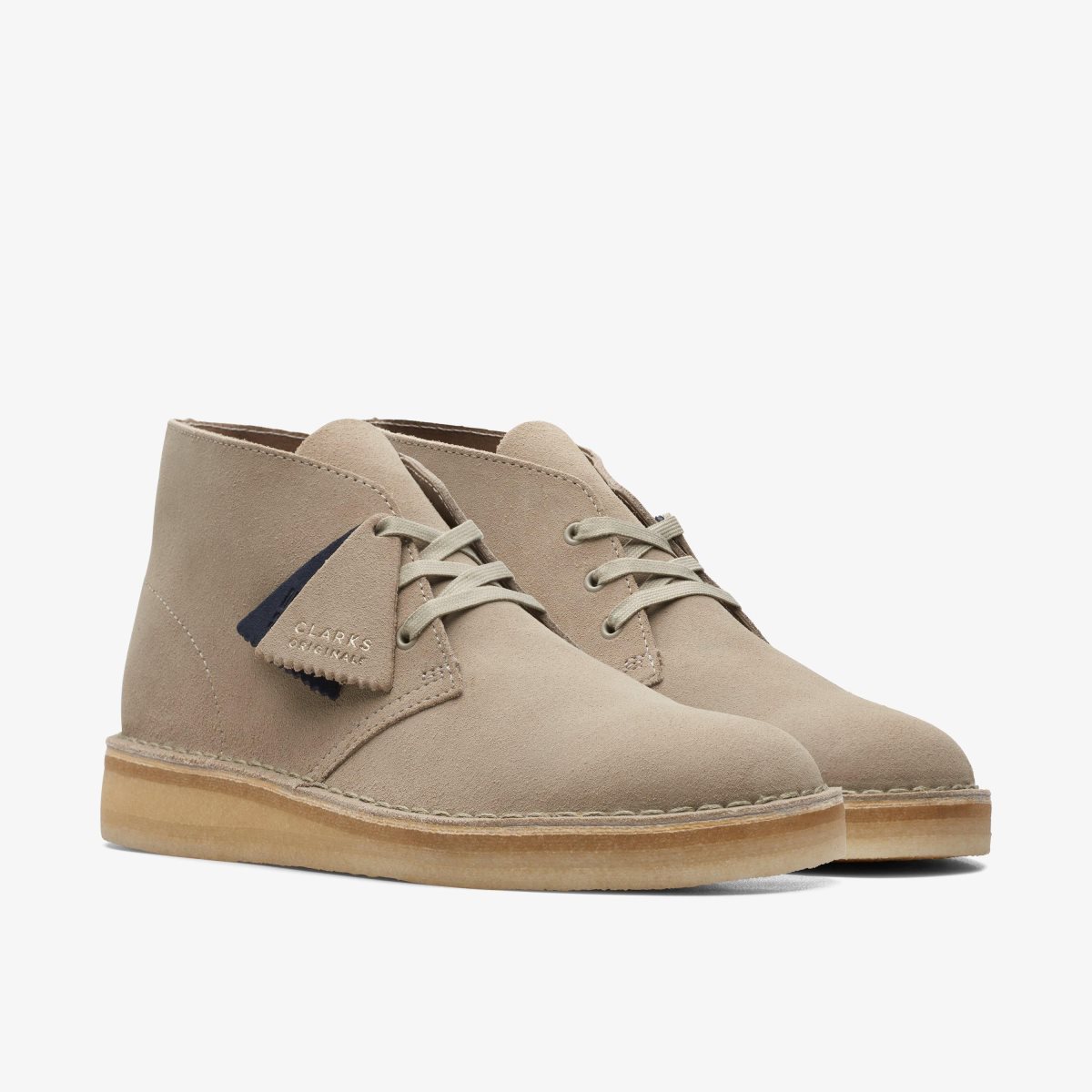 Clarks Desert Coal Stone Suede Grey | SQ7520963