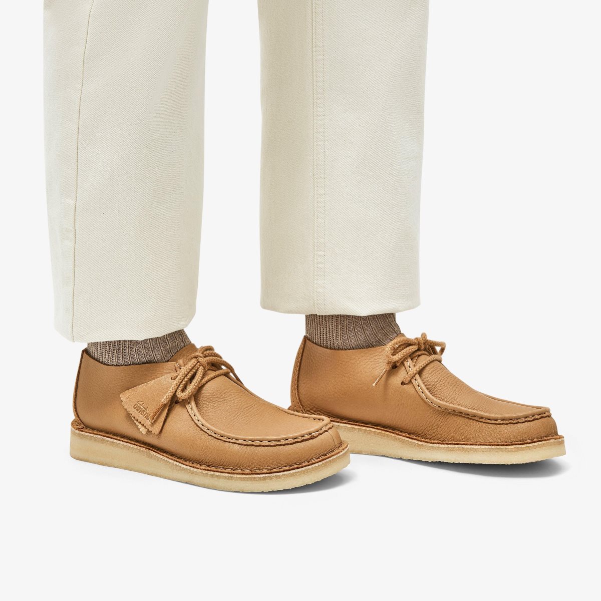 Clarks Desert Nomad Mid Tan Leather Brown | YP5931807