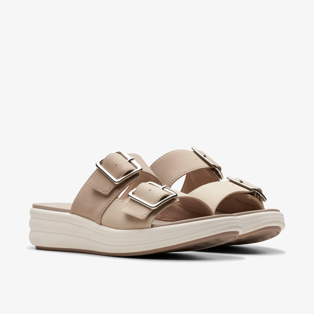 Clarks Drift Buckle Sand Combination Brown | KC6751493