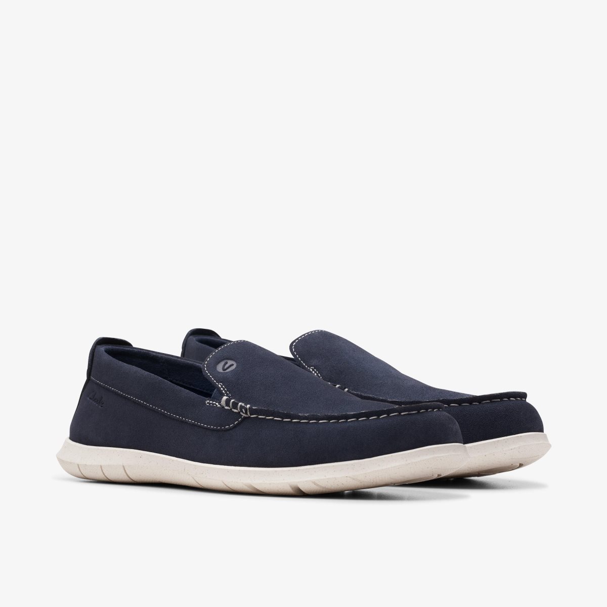 Clarks Flexway Step Navy Suede Navy | AM9673025