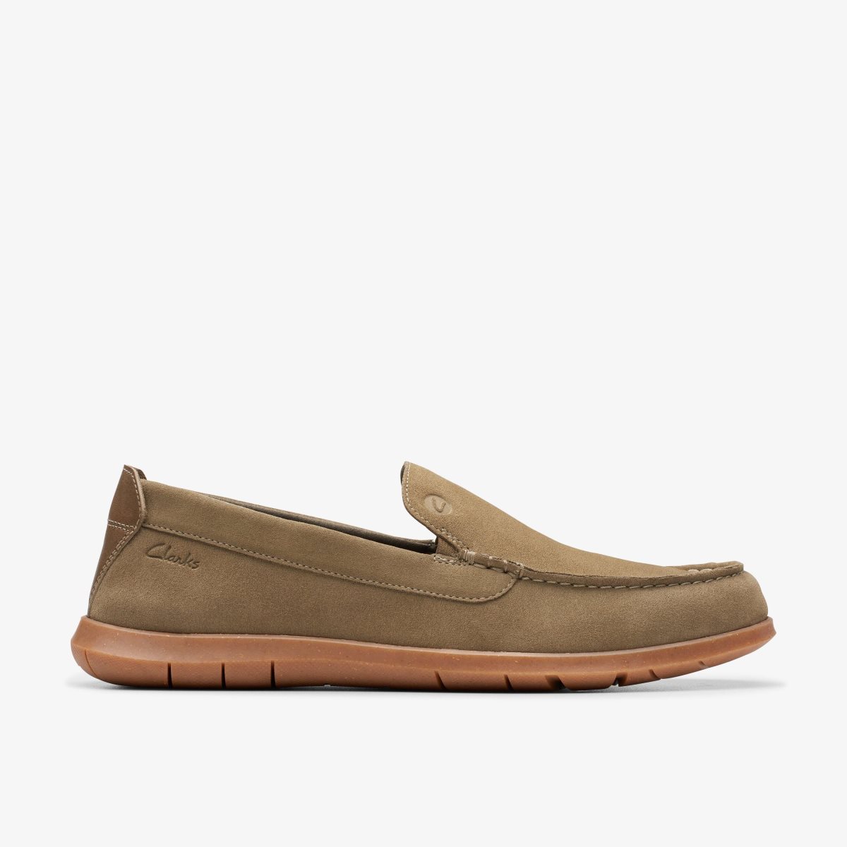 Clarks Flexway Step Olive Suede Olive | LG8057943