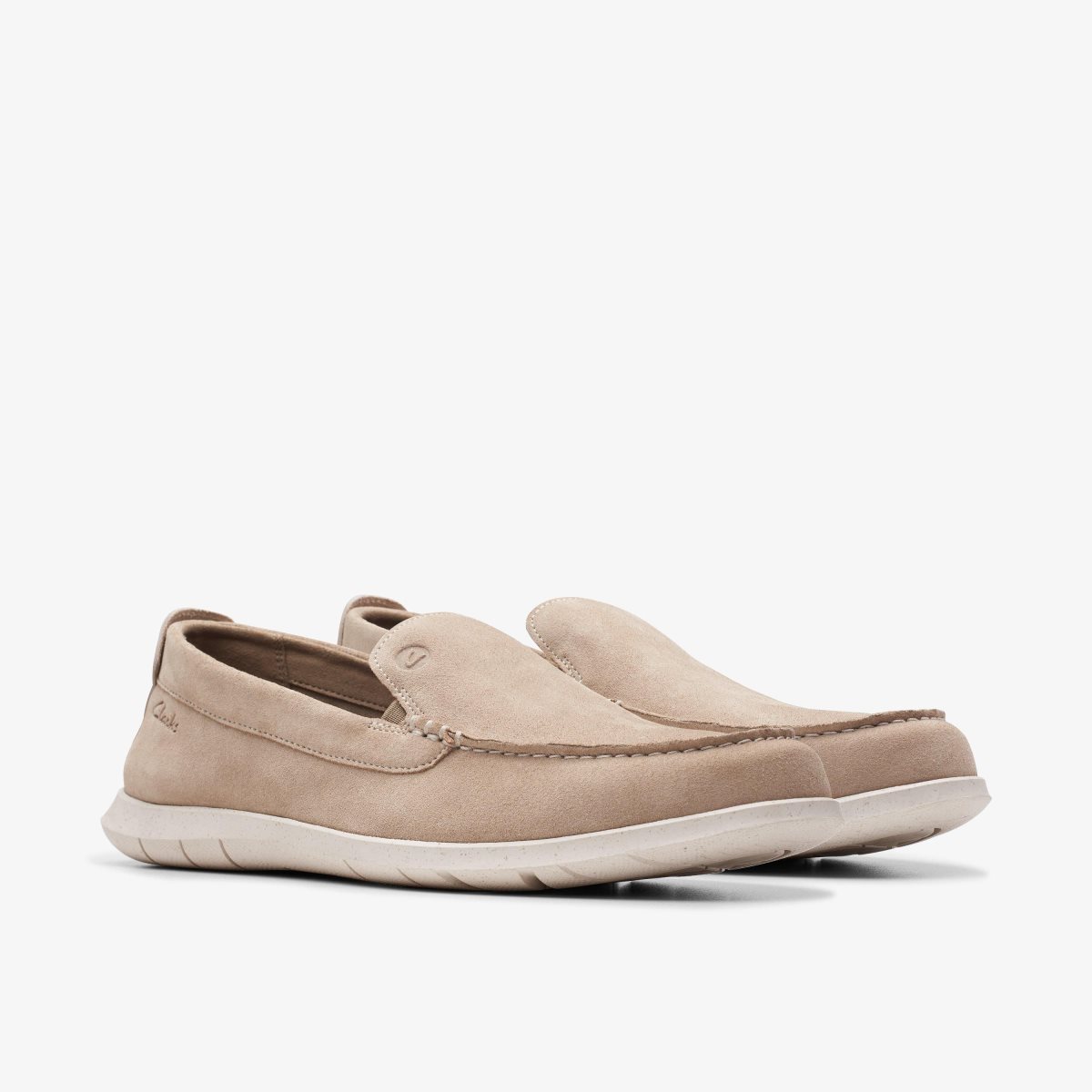 Clarks Flexway Step Sand Suede Brown | PD0631285