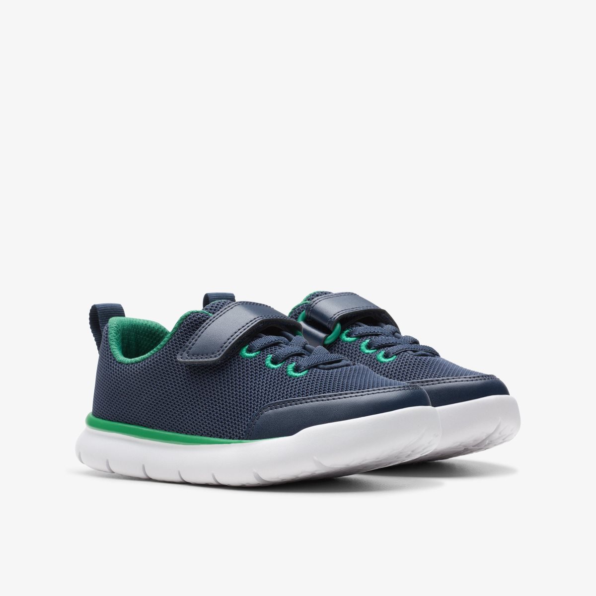 Clarks Hoop Run Kid Navy Synthetic Navy | DG8631954