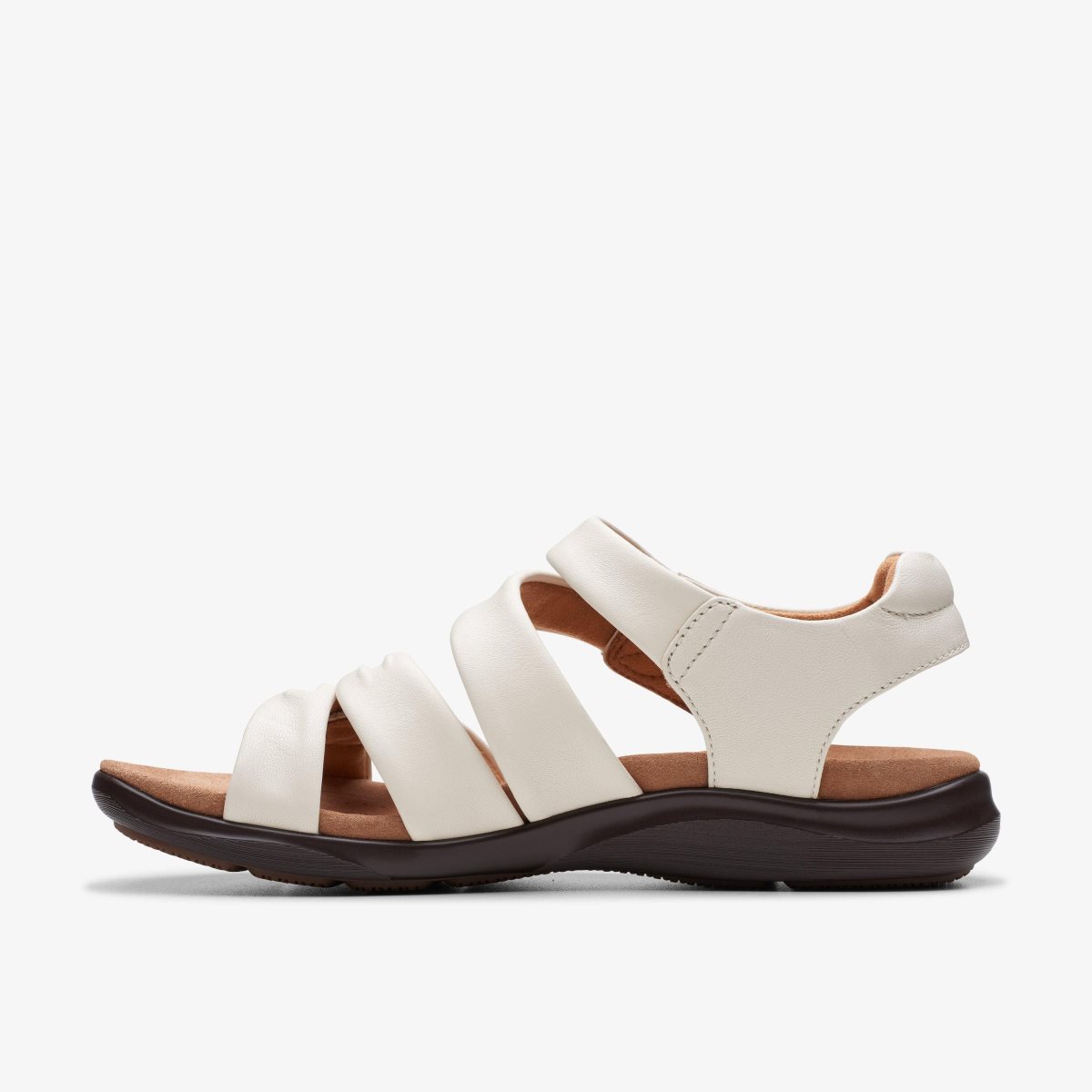 Clarks Kitly Ave Off White Leather White | UF3719648