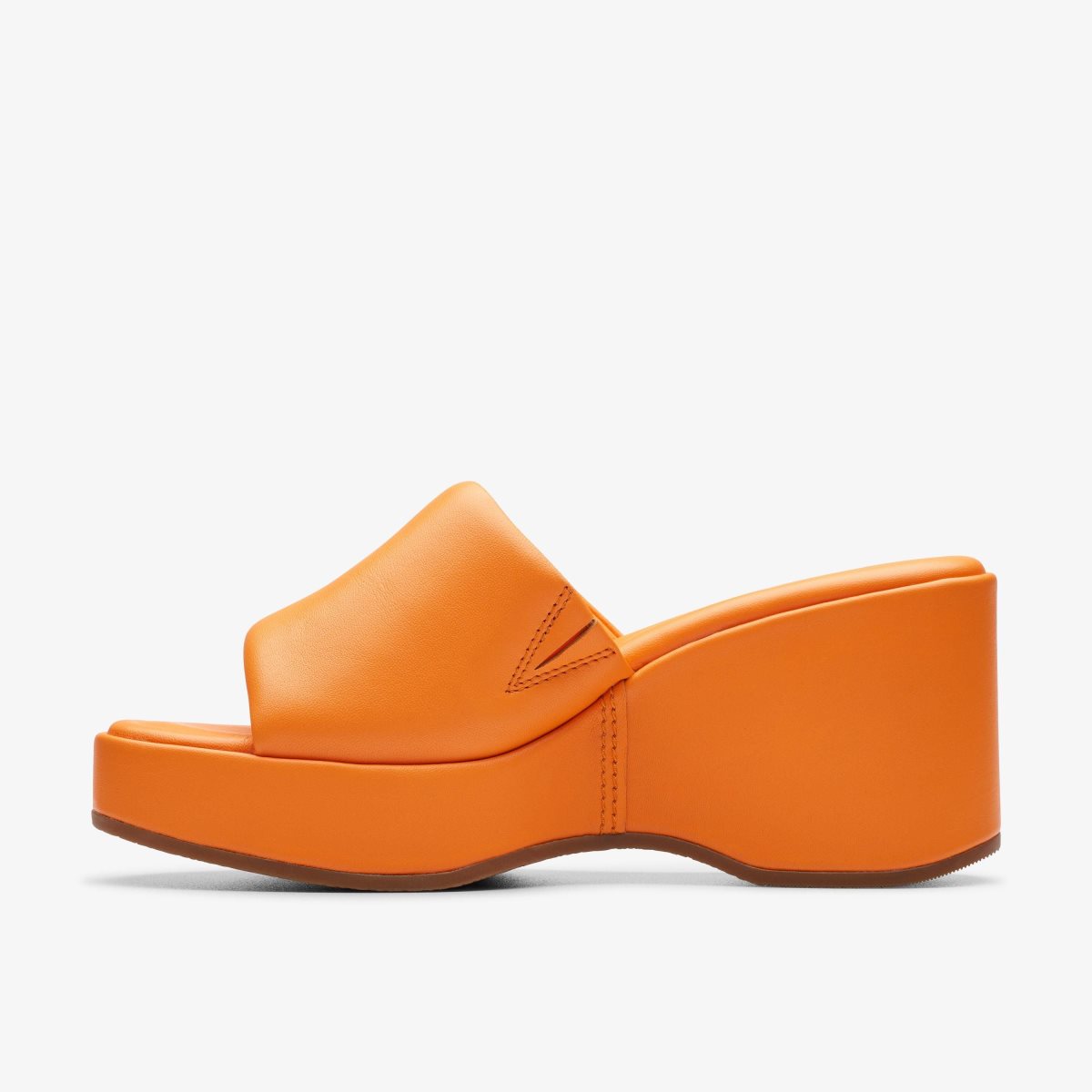 Clarks Manon Glide Orange Leather Orange | VF8302746